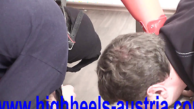 redhead madame boot domination