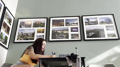 Lingerie and Summer Dress with Panties and No Panties Try on Haul with Alia a Perfect Body Hot Babe