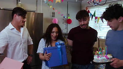 Stepmom booty fucked by 3 stepsons