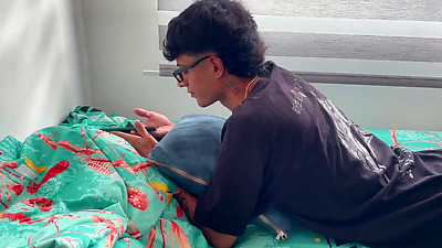 I give my little stepsister the best fuck of my life while I'm on the phone with my girlfriend.