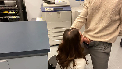 Secretary fucks boss at office Christmas party