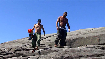 Double penetration in outdoor