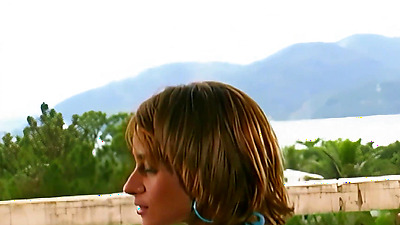 A gorgeous and arousing teen cannot contain her sex drive so she does what any teen would. Using her sex toy she sucks on it sensually as she sticks it inside of her quivering twat until she orgasms.