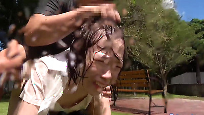 Idol School Ambushed Outdoors Rough Sex Deep Throat Piston Fuck 3Some Extreme Action