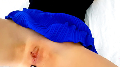 SEXY STUDENT WITH ANAL PLUG GOT A BIG SHAFT IN A TIGHT PUSSY! - PLAYSKITTY