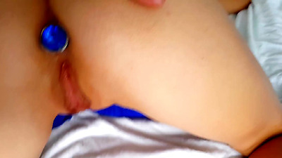 SEXY STUDENT WITH ANAL PLUG GOT A BIG SHAFT IN A TIGHT PUSSY! - PLAYSKITTY