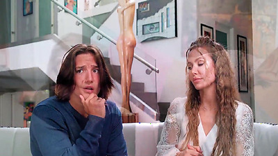 Nicole's Wild Night: Stepson and Girlfriend 3Some