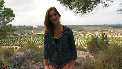 Pee drained in nature. Mega full bladder - Claary Cherry