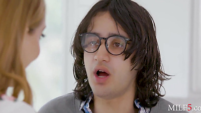 Clever MILF Has Fun & Saves Her Step Son - Nickey Huntsman, Elias Cash, Axel Haze