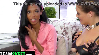 TeamSkeet - Hot Goth Stepdaughters JC Wilds and Eden West Show Their StepDaddy a Good Time