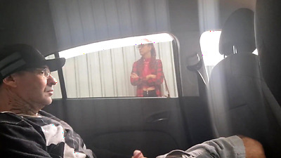 Risky masturbating on the street in public for a student who liked my shaft!