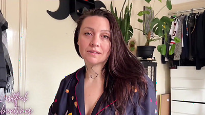 Stepmom catches me filming her, reluctant to cheat on dad she still lets me cum on her hairy milf pussy