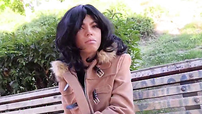 PutaLocura - The sexy Spanish chick Dayana young woman accepts Torbe's challenge and swallows his cum in a caught