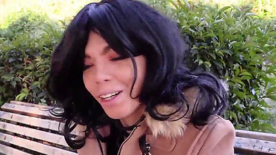 PutaLocura - The sexy Spanish chick Dayana young woman accepts Torbe's challenge and swallows his cum in a caught