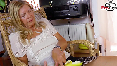 Old German grandma is horny and wants sex