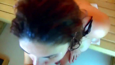Busty German Whore Gets Fucked in Sauna [Deutsch]