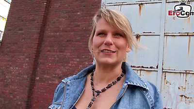 German housewife next door does sex casting for money