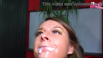 German big tits milf 28x inseminated with cum during gangbang