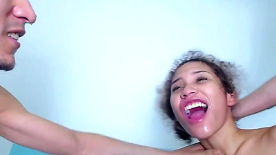 Facial destruction! . face fucking, rough gagging