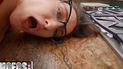 MOFOS - Charles Dera Fucks His GF's Sister Everly Haze While His GF Is At Work Making Money For Both Of Them