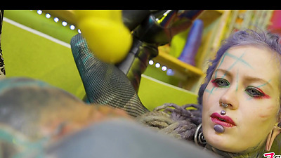 Hard Anal Play With Big Toys - 0% Pussy - Alexandra Cat