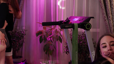 ORGY on sport gym. GROUP SEX! More hot girls, big dicks. SIRENA MILANO