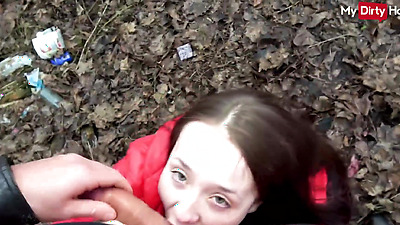 Outdoor fuck with cute busty girl - MyDirtyHobby