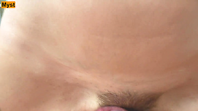 Pussyjob: I'll slide on your dick with my hairy pussy until you cum - EVA MYST