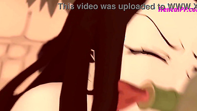 Kimetsu No Yaiba ( HENTAI ) Fuck Nezuko Anal - Uncensored 3D