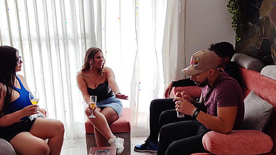 Antonella goes to visit and ends up fucking her friend's son