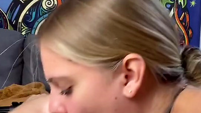 The oral creampie queen?