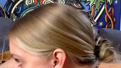 The oral creampie queen?