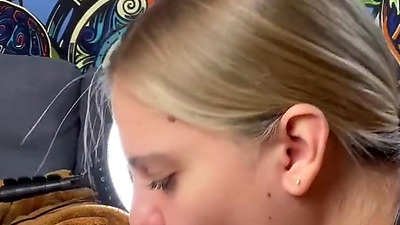 The oral creampie queen?