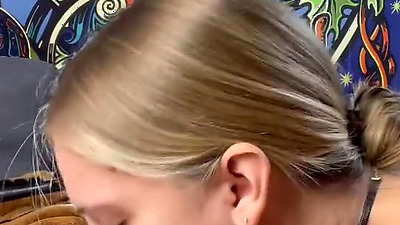 The oral creampie queen?