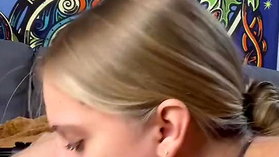 The oral creampie queen?