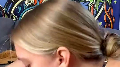 The oral creampie queen?