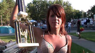 Naked By The Pool - Kayla Paige