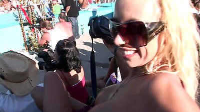 Naked By The Pool - Kayla Paige