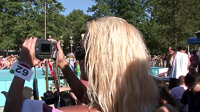 Naked By The Pool - Kayla Paige