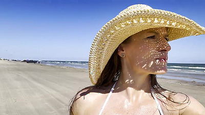 Fit MILF On The Beach In a Bikini