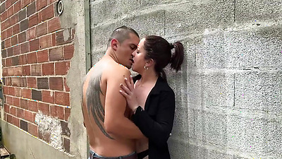 Ellie Is Manhandled Under The Amazed Eye Of A Voyeur