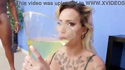 Dap and Fist Goes Wet, Cristina Cielo, 4on1, Mixed Boys, Anal Fisting, Deepthroat, No Pussy, Rough Sex, Wrecked Butt, ButtRose, Pee Cocktail/Drink/Shower, Squirt, Cum in Mouth, Swallow AH032