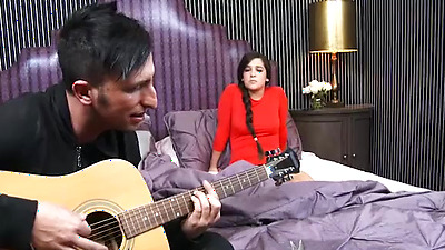 Annika Eve Fucking In The Bed With Her Hairy Pussy - The Ass