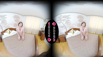 Stella Bliss Plays With Dark Penis In VR