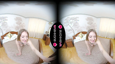 Stella Bliss Plays With Dark Penis In VR