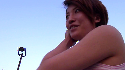 Gorgeous Short Hair Japanese Amateur Hot Pants Walk In Public