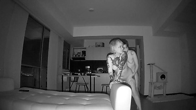 April And Nyx - Two Girls Fucked In Standing Position