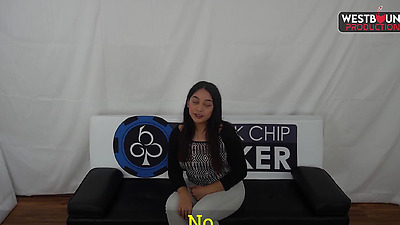 Curvy Latina Masturbates With Big Dildos On Casting Couch