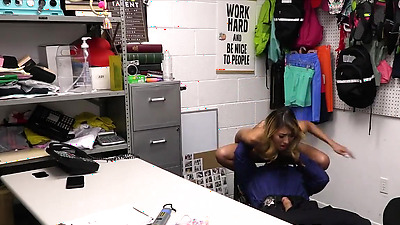 Office 69 with super fine Asian suspect