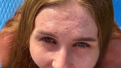 Real meeting at the lake, people saw us cum on our face